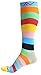 A-Swift Compression Socks for Women & Men - Pastel Stripes, Medium