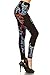 R754-OS Ravishing Love Print Fashion Leggings, One Size