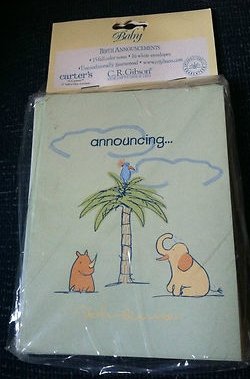 Package of 15 Baby Birth Announcement Cards - Real Love - Sketches by John Lennon