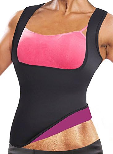 MIRANCO Women's Hot Sweat Slimming Neoprene Shirt Waist Trainer Corset Vest Tummy Control Body Shaper for Weight Loss