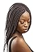 JBG SERVICES Authentic African Braided Wigs, Weaving Center Part Camille Braid Wig For African American Women, Enjoy A Natural Hairline - 2 Pins Included Color 33 Auburn 12 inch