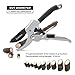 Acroma Professional 8'' Anvil Pruner High Carbon SK5 Steel Hand Pruning Shears Garden Clippers Tree Trimmer