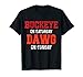 Buckeye on Saturday Dawg on Sunday Cleveland Ohio Funny T-Shirt