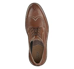 Johnston & Murphy Men's Upton Wingtip, Tan Full