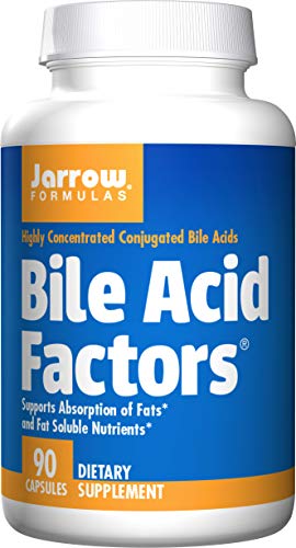 Jarrow Formulas Bile Acid Factors, Supports Absorption of Fats, 90 Caps