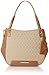 Nine West 9 Jacquard Carry All Shoulder Bag, LT SANDSTONE/DK CAMEL, One Size