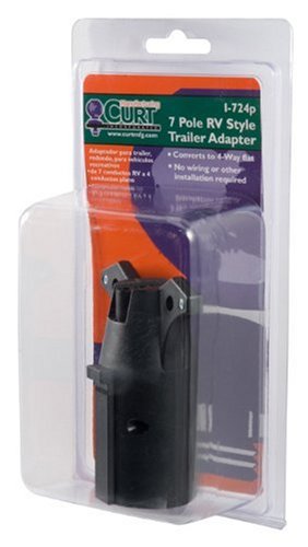 CURT 57241 7-Way RV Blade Electrical Adapter