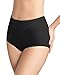 Leonisa Women's High Cut Panty Shaper, Black, M