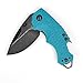 Kershaw Shuffle Teal Multifunction Folding Pocket Knife (8700TEALBW), 2.4 In. 8Cr13MoV Black Oxide Steel Blade with Blackwash Finish, Includes Thumbstud and Reversible Pocketclip; 2.8 oz. primary