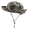 LETHMIK-Camouflage-Outdoor-Bucket-Hat-Adjustable-Hunting-Fishing-Boonie-Hat-with-Snap-Brim