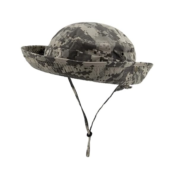 LETHMIK-Camouflage-Outdoor-Bucket-Hat-Adjustable-Hunting-Fishing-Boonie-Hat-with-Snap-Brim