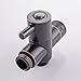 KES Bathroom Modern BRASS Shower Arm Diverter Quarter Turn Hand Held Showerhead Flow Control Valve Handheld Spray Head Diverter Oil Rubbed Bronze, PV4-7