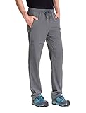 Trailside Supply Co. Men's Light Weight Stretch Elastic-Waist Drawstring Track Running Gym Pants Small Dark Grey