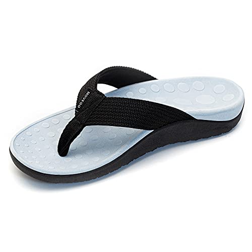 Movego Womens Orthotic Flips Flops Sandals, Plantar Fasciitis Arch