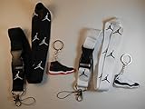 Two Jordan Lanyards with Two Jordan Shoe keychains. New!!!!