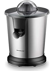 Homeleader Electric Citrus Juicer, Lemon Squeezer with Stainless Steel, Orange Squeezer with Two Cones, Powerful Motor for Grapefruits, Orange and Lemon, Black