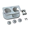 Brocraft-Poly-Drink-Holder-for-2-Drinks-With-Rail-mount-Bracket-Kit-Suction-Cup
