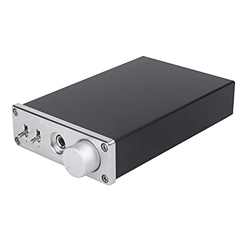 Dilvpoetry DAC X6 Amplifier 24Bit/96kHz Optical/Coaxial/USB Digital Stereo Audio Headphone Amplifier DAC Decoder Power Amplifier (Silver) - Thumbnail 7