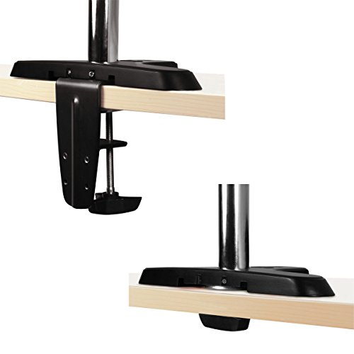 ARCTIC Z2 Pro (Gen 2) - Desk Mount Dual Monitor Arm with 4 Ports USB 3.0 Hub for 13-27 inch I Up to 10kg weight capacity I 360 degree rotation - Black