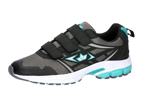 Lico Chaussures de Course Unisexe Pelias V, Gris/Noir/Turquoise., 39 EU