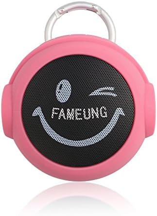 FAMEUNG P09 Portable Outdoor and Shower Bluetooth Speaker SoundFit Wireless with 10 Hour Rechargeable Battery Life Powerful Audio Driver Pairs with All Bluetooth Devices