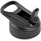 Manna Bottle Lid - Flip-Up Straw Lid for Saratoga, Ranger Pro, and Convoy Bottles