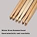 Drum sticks Set 2 Pair 5A Non-Slip Drum Sticks Classic Maple Wood with a Velvet Drawstring Bag(1 red 1 black)