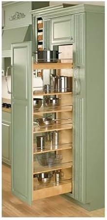 Rev A Shelf 448 Tp Series Wood Pullout Pantry 14 X 43 3 8