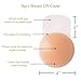 UPGRADED: 2 pair Reusable Silicone Breast Lift Round NippleCovers with Improved Adhesive plus 20pc Styling Body Tape