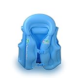 Child Inflatable Swim Vest , Kids' Life Jacket in the Swimming Pool