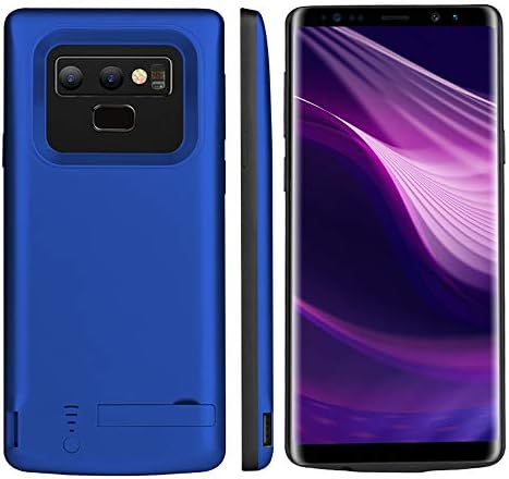 Wendapai Samsung Galaxy Note 9 Charger Case, Battery Charger Cover Case Power Juice Bank Defender Cover Case for Samsung Galaxy Note 9 Case (Blue)