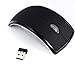 Mouse Wireless Foldable Arc Optical Mouse with USB Receiver for PC Laptop MacBook
