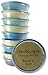 Candlecopia Balsam & Cedar, Beach Linen, Sea Mist, Rain Water and More! Strongly Scented Hand Poured Premium Natural Soy Wax Melt Cups, 12.5 Ounces in 10 x 1.25 Ounce Sealed Cups