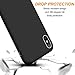DTTO Case for iPhone X Case 2017(ONLY), [Not for iPhone Xs], [Romance Series] 1st Generation Silicone Gel Rubber Anti-Scratch Shockproof Case for iPhone X (2017), Dark Black