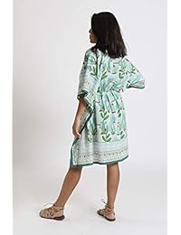 Caftán de la vida sin sudor Cactus impresión corto cordón caftán