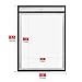 12 Pack Dry Erase Pockets - Black - by Essex Wares - for Teacher Lessons in a Classroom or for Use at Your Home or Office - Fits Standard 8.5