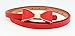 FAD Candy Synthetic Leather Women Skinny Butterfly Bow Waist Belt Waistband