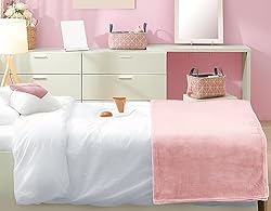 Utopia Bedding Fleece Blanket Kids Size Pink 300GSM