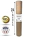 ONOW Butcher Paper Roll - Food Wrapping Paper for Beef Briskets - USA Made - All Natural Approved Food Grade BBQ Meat Smoking Paper - Unbleached Unwaxed Uncoated Sheet (Brown, 24)