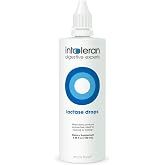 Intoleran Lactase Digestive Enzyme Drops - 3.38 FL Oz (100 ml) | Liquid Lactase Enzyme for Lactose Intolerance, Makes Dairy Lactose-Free, For Cooking &amp; Baking, Pure and Vegan, Low FODMAP