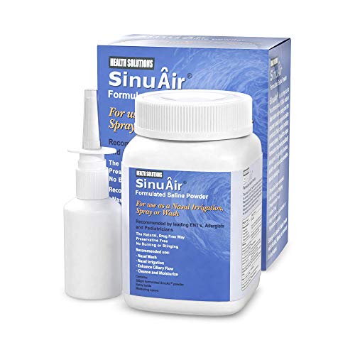SinuAir Sinus Rinse Salt Solution Saline Powder for SinuPulse System
