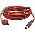 Valley Enterprises 2.5mm x 5.5mm Straight DC Male Power Plug with Anderson Power Connectors, 18 Gauge Wire, Length 6 Feet