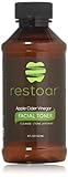 RESTOAR 100% Organic Apple Cider Vinegar Face Toner - Clears Acne, Blemishes, Dry & Oily Skin - Natural Cleanser, Hydrates Skin All-In-One - Safe For All Skin Types - Balance pH 4 oz. - 60 Day Supply
