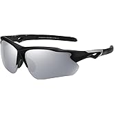 FAGUMA Polarized Sports Sunglasses for Men Women Fishing Cycling Running Golf Motorcycle TR90 Frame UV400 Protection