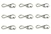 ALIMITOPIA 40pcs Infinity Love Symbol Connectors Charms Pendants for DIY Jewelry Making Accessories(Antique Silver)