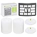 GreenVacShop 2+1 Pack Shark Rotator Professional Lift-Away NV500, NV501, NV502, NV503, NV505, NV510, NV520, NV552, UV560 Replacement Filter Set, 2 Foam+2 Felt+1 HEPA Filters, XFF500 XHF500