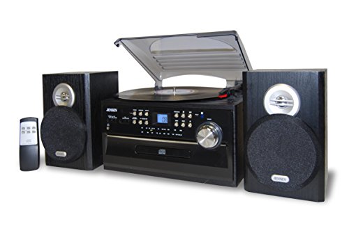 Platine Vinyle Jensen 3 Vitesses Avec Encodage MP3 Et Radio AM/FM - Neuve