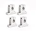 TEN-HIGH SK12 1000mm Linear Motion Guide Rail Linear Shaft Axis Rods, for CNC Machine, 2pcs Axis + 2pcs SCS12UU Block + 4pcs SK12 End Supports