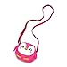 Hipiwe Kids Crossbody Purse Shoulder Bag Mini Cute Little Girls Purses Bags Cartoon Animal Preschool Messenger Handbag for Children Toddler Baby Girls (Pink Penguin)