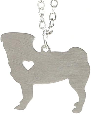 Custom Personalized Silver Horse &amp; Cat &amp; Dog Necklaces Pet Jewelry Stainless Steel Animal Zodiac Necklace (dog A)